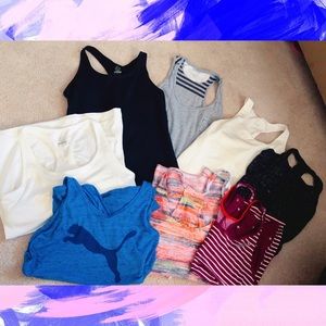 Calvin Klein Nike Puma Womens Tank Lot (8 pieces)